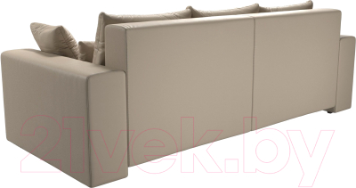 Диван Лига Диванов Майами 128 (экокожа бежевый)