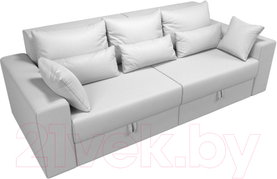 Диван Лига Диванов Майами 128 (экокожа белый)