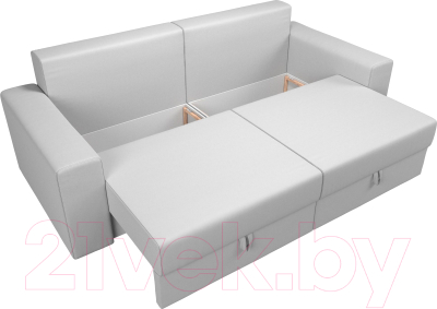 Диван Лига Диванов Майами 128 (экокожа белый)