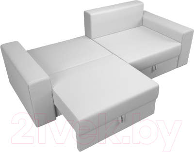 Диван Лига Диванов Майами 128 (экокожа белый)