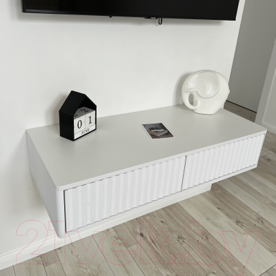 Тумба Shtabe Royal 5010 эко (белый/белый)