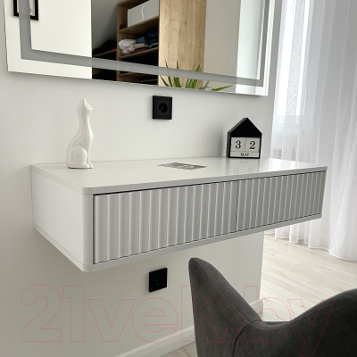 Тумба Shtabe Royal 5010 эко (белый/белый)