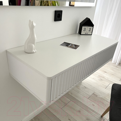 Тумба Shtabe Royal 5010 эко (белый/белый)