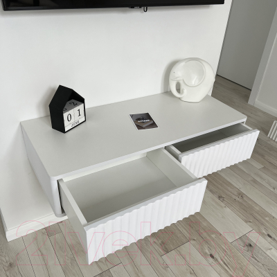 Тумба Shtabe Royal 5010 эко (белый/белый)