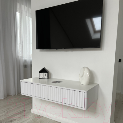 Тумба Shtabe Royal 5010 эко (белый/белый)