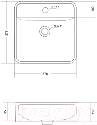 Умывальник Madera Venera 40