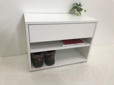 Тумба Анрат ШК 600 (белый)