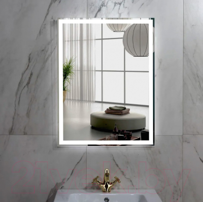 Зеркало Пекам Greta 65x80 / greta-65x80B (с подсветкой и бесконтактным сенсором)