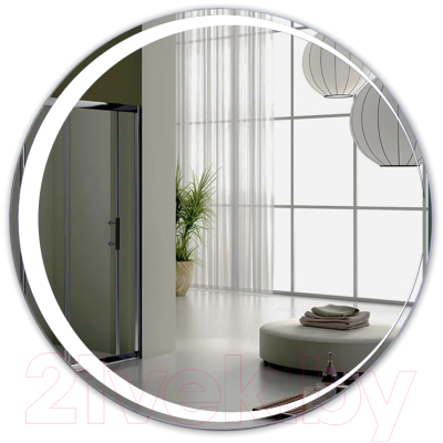 Зеркало Пекам Luna 71x71 / Luna-71x71B (с подсветкой, с бесконтактным сенсором)