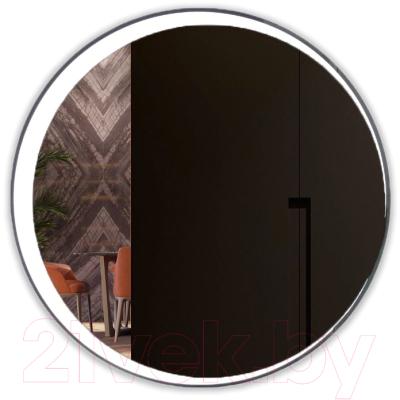 Зеркало Пекам Luna 71x71 / Luna-71x71B (с подсветкой, с бесконтактным сенсором)