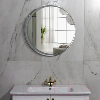 Зеркало Пекам Luna 71x71 / Luna-71x71B (с подсветкой, с бесконтактным сенсором)