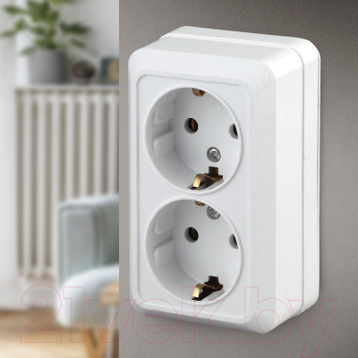 Розетка INTRO Quadro 2-204-01 / Б0053800