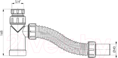Сифон Pestan Bettoserb 125311