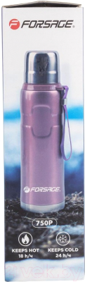 Термос для напитков Forsage F-750P