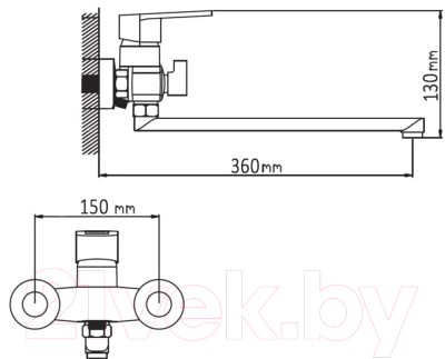 Смеситель Wisent WP2230-7