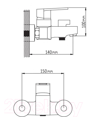 Смеситель Wisent WP3030-6