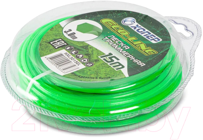 Леска для триммера Хопер Eco-Line шестигранник 3.0мм 15м - фото