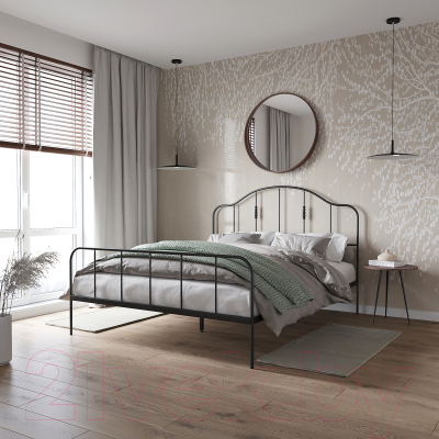 Двуспальная кровать Князев Мебель Афина АФН.160.190.Ч