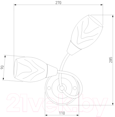 Бра Евросвет Virginia 2275/2