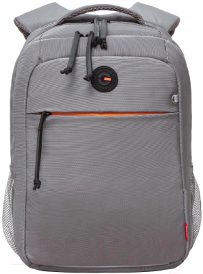 Школьный рюкзак Grizzly RB-356-5 (серый/оранжевый)