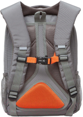 Школьный рюкзак Grizzly RB-356-5 (серый/оранжевый)
