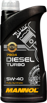 Моторное масло Mannol Diesel Turbo 5W40 CJ-4/SL / MN7904-1 - фото