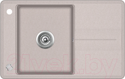 Мойка кухонная Aquasanita SQB101AW (бежевый) - фото