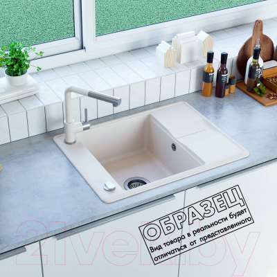 Мойка кухонная Aquasanita SQB102AW