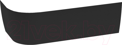 Экран для ванны Cezares Slim CORNER-180-SCR-R-NERO - фото