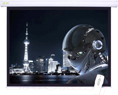 Проекционный экран Cactus Motoscreen CS-PSM-124x221 - фото