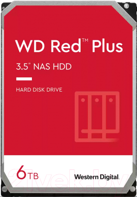 Жесткий диск Western Digital Red Plus 6TB WD60EFPX - фото