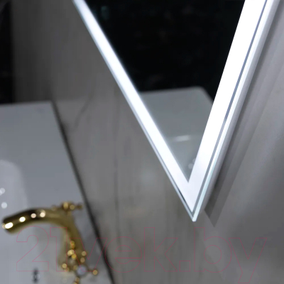 Зеркало Пекам Greta 50x60 / greta-50x60B (с подсветкой и бесконтактным сенсором)