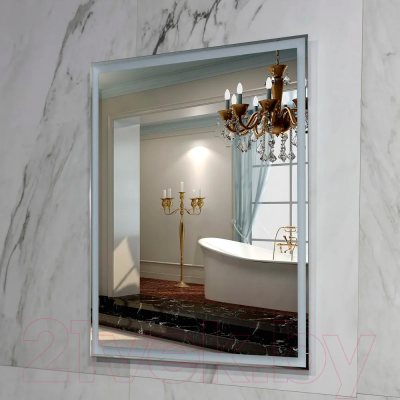 Зеркало Пекам Greta 50x60 / greta-50x60B (с подсветкой и бесконтактным сенсором)
