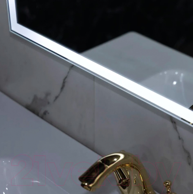 Зеркало Пекам Greta 60x50 / greta-60x50B (с подсветкой и бесконтактным сенсором)