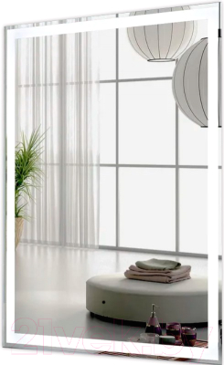 Зеркало Пекам Greta 50x80 / greta-50x80B (с подсветкой и бесконтактным сенсором) - фото