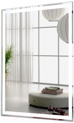 Зеркало Пекам Greta 60x80 / greta-60x80B (с подсветкой и бесконтактным сенсором) - фото