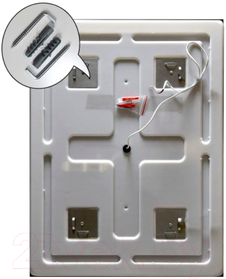 Зеркало Пекам Greta 60x80 / greta-60x80B (с подсветкой и бесконтактным сенсором)