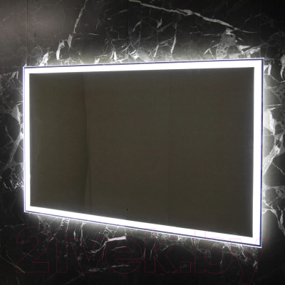 Зеркало Пекам Greta 90x60 / greta-90x60B (с подсветкой и бесконтактным сенсором)