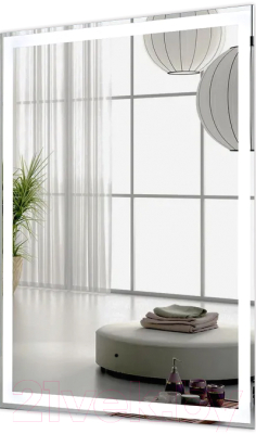 Зеркало Пекам Greta 60x90 / greta-60x90B (с подсветкой и бесконтактным сенсором) - фото