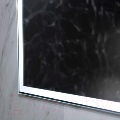 Зеркало Пекам Greta 90x80 / greta-90x80B (с подсветкой и бесконтактным сенсором)