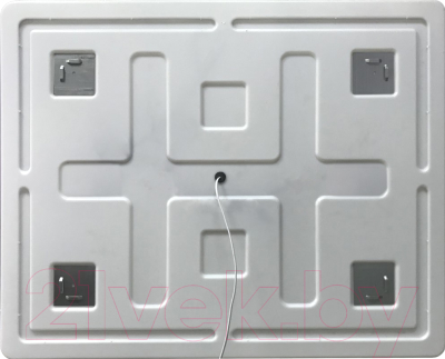 Зеркало Пекам Greta 90x80 / greta-90x80MP (с подсветкой, с многофункциональной панелью, подогрев)