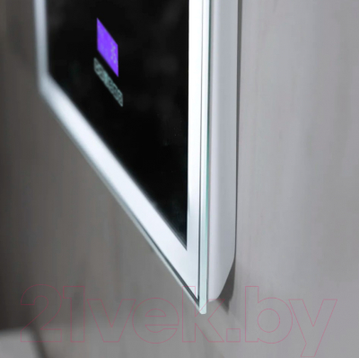 Зеркало Пекам Greta 100x80 / greta-100x80MP (с подсветкой, с многофункциональной панелью, подогрев)