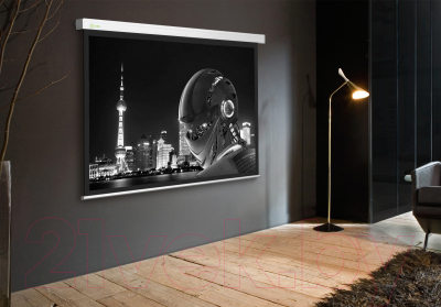Проекционный экран Cactus Wallscreen CS-PSW-128X170 (белый)