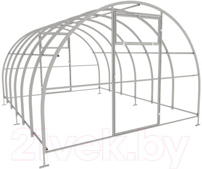 Каркас теплицы ИМпласт Титан из трубы 40х20 3х2 / 15146 - фото
