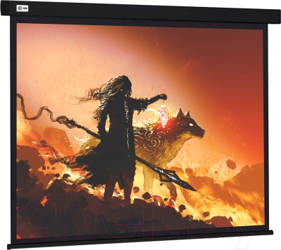 Проекционный экран Cactus Wallscreen CS-PSW-149X265-BK - фото