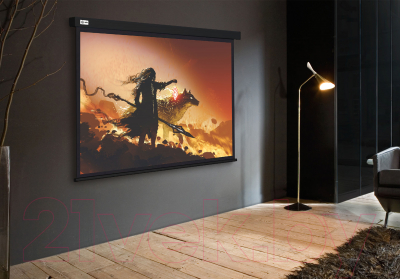 Проекционный экран Cactus Wallscreen CS-PSW-149X265-BK