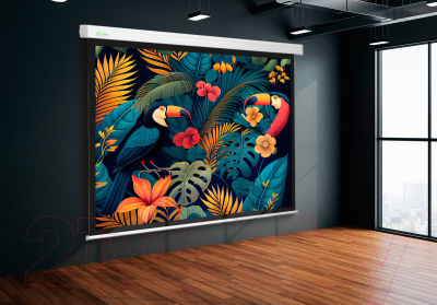 Проекционный экран Cactus Motoscreen CS-PSM-152X203