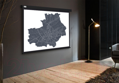 Проекционный экран Cactus CS-PSW-152X203-BK