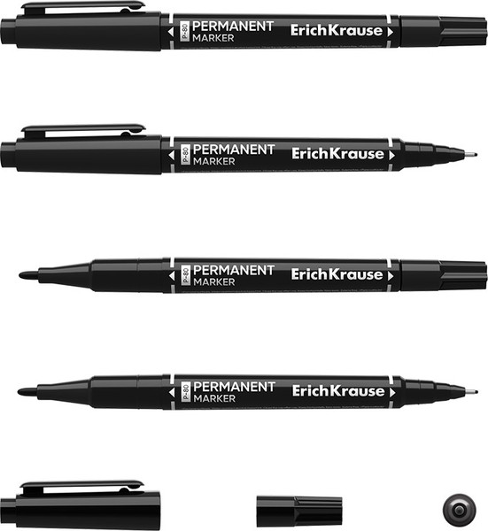 Маркер перманентный Erich Krause Double P-80 / 48183