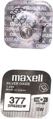 Батарейка Maxell SR377/SR626SW BL-1 - фото